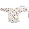 imageAccmor 3 Pack Long Sleeve Bibs Baby Smock Waterproof Sleeved Bib Smock for Baby Toddler 636 MonthsYellow ElkBlue DinosaurOrange Pig