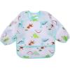 imageAccmor 3 Pack Long Sleeve Bibs Baby Smock Waterproof Sleeved Bib Smock for Baby Toddler 636 MonthsYellow ElkBlue DinosaurOrange Pig