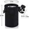 imageAccmor Universal Stroller Cup Holder with Phone HolderInsulated Cup Holder for Stroller Bike Wheelchair Walker Scooterblack