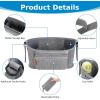 imageAccmor Universal Stroller Organizer with Detachable Phone Bag and Diaper Pocket Stroller Bag Caddy Organizer Stroller Accessories for Uppababy Baby Jogger Nuna Doona Britax StrollersGrey