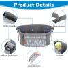 imageAccmor Universal Stroller Organizer with Detachable Phone Bag and Diaper Pocket Stroller Bag Caddy Organizer Stroller Accessories for Uppababy Baby Jogger Nuna Doona Britax StrollersArrow