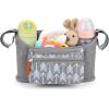 imageAccmor Universal Stroller Organizer with Detachable Phone Bag and Diaper Pocket Stroller Bag Caddy Organizer Stroller Accessories for Uppababy Baby Jogger Nuna Doona Britax StrollersArrow