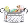 imageAccmor Universal Stroller Organizer with Detachable Phone Bag and Diaper Pocket Stroller Bag Caddy Organizer Stroller Accessories for Uppababy Baby Jogger Nuna Doona Britax StrollersCheck