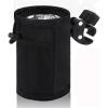 imageAccmor Universal Stroller Cup Holder with Phone HolderInsulated Cup Holder for Stroller Bike Wheelchair Walker Scooterblack