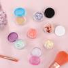 imageAccmor 5 Gram Sample Containers With White Lids 50 Count 018Oz Round Cosmetic Containers Jars Empty Lip Balm Mini Cosmetic With 5 Pcs Spatulas for Makeup Travel Glitter Lotion Cream DIY MakingWhite