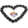 imageAccmor 50 Pieces 3g Empty Clear Plastic Sample Containers with Lids Cosmetic Jars with 5 Pieces Mini SpatulasBlack
