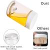 imageAccmor Plastic Container Jars with Lids 2 OZ Empty Round Cosmetic Containers Jars 4 Pcs Leak Proof Travel Storage Clear Sample Container for Lotions Cream Ointments Body Butter DIY MakingWhite