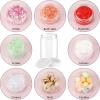 imageAccmor Plastic Container Jars with Lids 2 OZ Empty Round Cosmetic Containers Jars 4 Pcs Leak Proof Travel Storage Clear Sample Container for Lotions Cream Ointments Body Butter DIY MakingWhite
