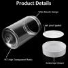 imageAccmor Plastic Container Jars with Lids 2 OZ Empty Round Cosmetic Containers Jars 4 Pcs Leak Proof Travel Storage Clear Sample Container for Lotions Cream Ointments Body Butter DIY MakingWhite