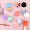 imageAccmor Sample Containers with Lids 30 Count 035Oz Sample Jars with 5 Pcs Spatulas Reusable Empty Round Cosmetic Jars Mini Makeup Travel Storage Containers for Glitter Lotion Cream DIY MakingBlack