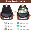 imageAccmor Toddler Leash Backpack Child Safety Backpack with Anti Lost Wrist Link Mini Kids Travel Essential Mini Rucksack Walking Harness Cute Concrete Truck Bag Childrens Leash Strap for Baby BoysBlackBrown  Excavator