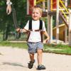 imageAccmor Toddler Leash Backpack Child Safety Backpack with Anti Lost Wrist Link Mini Kids Travel Essential Mini Rucksack Walking Harness Cute Concrete Truck Bag Childrens Leash Strap for Baby BoysBlackBrown  Excavator