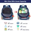 imageAccmor Toddler Leash Backpack Child Safety Backpack with Anti Lost Wrist Link Mini Kids Travel Essential Mini Rucksack Walking Harness Cute Concrete Truck Bag Childrens Leash Strap for Baby BoysDark BlueGreen  Excavator
