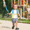imageAccmor Toddler Leash Backpack Child Safety Backpack with Anti Lost Wrist Link Mini Kids Travel Essential Mini Rucksack Walking Harness Cute Concrete Truck Bag Childrens Leash Strap for Baby BoysSky BlueYellow  Excavator