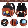 imageAccmor Toddler Leash Backpack Child Safety Backpack with Anti Lost Wrist Link Mini Kids Travel Essential Mini Rucksack Walking Harness Cute Concrete Truck Bag Childrens Leash Strap for Baby BoysBlackBrown Concrete mixer truck