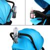 imageAccmor Stroller Cup Holder with Hook Set Universal Cup Holder for Uppababy Nuna Doona Strollers 360  Rotatable Bottle Holder for Stroller Bike Wheelchair Walker Scooter Black1  Classic Cup Holder  1 Hook