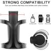 imageAccmor Stroller Cup Holder with Hook Set Universal Cup Holder for Uppababy Nuna Doona Strollers 360  Rotatable Bottle Holder for Stroller Bike Wheelchair Walker Scooter Black2  cup holder  1  hook