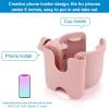 imageAccmor Stroller Cup Holder with Phone Holder Bike Cup Holder Universal Cup Holder for Uppababy Nuna Doona Strollers 2in1 Cup Phone Holder for Stroller Bike AccessoryAll Light Pink  All Light Pink