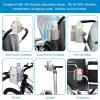 imageAccmor Stroller Cup Holder with Phone Holder Bike Cup Holder Universal Cup Holder for Uppababy Nuna Doona Strollers 2in1 Cup Phone Holder for Stroller Bike AccessoryTransparent Grey