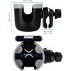 imageAccmor Stroller Cup Holder with Phone Holder Bike Cup Holder Universal Cup Holder for Uppababy Nuna Doona Strollers 2in1 Cup Phone Holder for Stroller Bike AccessoryMix Grey