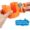 imageAccmor Stroller Cup Holder with Phone Holder Bike Cup Holder Universal Cup Holder for Uppababy Nuna Doona Strollers 2in1 Cup Phone Holder for Stroller Bike AccessoryAll Orange