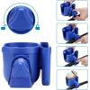 imageAccmor Stroller Cup Holder with Phone Holder Bike Cup Holder Universal Cup Holder for Uppababy Nuna Doona Strollers 2in1 Cup Phone Holder for Stroller Bike AccessoryAll Dark Blue