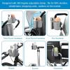 imageAccmor Stroller Cup Holder with Phone Holder Bike Cup Holder Universal Cup Holder for Uppababy Nuna Doona Strollers 2in1 Cup Phone Holder for Stroller Bike AccessoryAll Grey