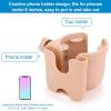 imageAccmor Stroller Cup Holder with Phone Holder Bike Cup Holder Universal Cup Holder for Uppababy Nuna Doona Strollers 2in1 Cup Phone Holder for Stroller Bike AccessoryAll Pink  All Pink