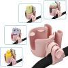 imageAccmor Stroller Cup Holder with Phone Holder Bike Cup Holder Universal Cup Holder for Uppababy Nuna Doona Strollers 2in1 Cup Phone Holder for Stroller Bike AccessoryAll Light Pink