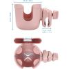 imageAccmor Stroller Cup Holder with Phone Holder Bike Cup Holder Universal Cup Holder for Uppababy Nuna Doona Strollers 2in1 Cup Phone Holder for Stroller Bike AccessoryAll Light Pink  All Light Pink