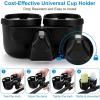imageAccmor Stroller Cup Holder with Phone Holder Bike Cup Holder Universal Cup Holder for Uppababy Nuna Doona Strollers 2in1 Cup Phone Holder for Stroller Bike AccessoryDouble Holder without Phone Holder