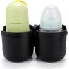 imageAccmor Stroller Cup Holder with Phone Holder Bike Cup Holder Universal Cup Holder for Uppababy Nuna Doona Strollers 2in1 Cup Phone Holder for Stroller Bike AccessoryDouble Holder without Phone Holder