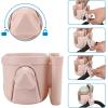 imageAccmor Stroller Cup Holder with Phone Holder Bike Cup Holder Universal Cup Holder for Uppababy Nuna Doona Strollers 2in1 Cup Phone Holder for Stroller Bike AccessoryAll Crystal Pink