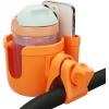 imageAccmor Stroller Cup Holder with Phone Holder Bike Cup Holder Universal Cup Holder for Uppababy Nuna Doona Strollers 2in1 Cup Phone Holder for Stroller Bike AccessoryAll Orange