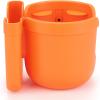 imageAccmor Stroller Cup Holder with Phone Holder Bike Cup Holder Universal Cup Holder for Uppababy Nuna Doona Strollers 2in1 Cup Phone Holder for Stroller Bike AccessoryAll Orange