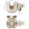 imageAccmor Stroller Cup Holder with Phone Holder Bike Cup Holder Universal Cup Holder for Uppababy Nuna Doona Strollers 2in1 Cup Phone Holder for Stroller Bike AccessoryAll Off White