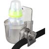 imageAccmor Stroller Cup Holder with Phone Holder Bike Cup Holder Universal Cup Holder for Uppababy Nuna Doona Strollers 2in1 Cup Phone Holder for Stroller Bike AccessoryTransparent Grey2pc
