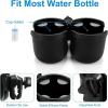 imageAccmor Stroller Cup Holder with Phone Holder Bike Cup Holder Universal Cup Holder for Uppababy Nuna Doona Strollers 2in1 Cup Phone Holder for Stroller Bike AccessoryDouble Holder without Phone Holder