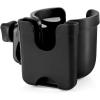 imageAccmor Stroller Cup Holder with Phone Holder Bike Cup Holder Universal Cup Holder for Uppababy Nuna Doona Strollers 2in1 Cup Phone Holder for Stroller Bike AccessoryAll Black