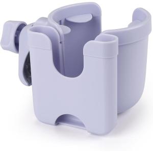 imageAccmor Stroller Cup Holder with Phone Holder Bike Cup Holder Universal Cup Holder for Uppababy Nuna Doona Strollers 2in1 Cup Phone Holder for Stroller Bike AccessoryAll Orchid Purple