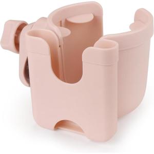 imageAccmor Stroller Cup Holder with Phone Holder Bike Cup Holder Universal Cup Holder for Uppababy Nuna Doona Strollers 2in1 Cup Phone Holder for Stroller Bike AccessoryAll Crystal Pink