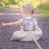 imageAccmor Toddler Harness Leash with Anti Lost Wrist Link Kids Walking Harness Child Restraints for Walking Outdoor Travel Cute Dinosuar Portable Baby Holder Tether Wristband Strap for BoysPurpleRabbit