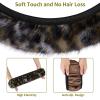 imageAccmor Fuzzy Steering Wheel Cover Leopard Fluffy Car Wheel Cover for Women Men Soft Furry Vehicle Steering Wheel Protector Warm NonSlip Car Accessories 15 inch Universal Fit Auto Suvs Truck