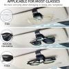imageAccmor Sunglasses Holder for Car Black Sun Visor Sunglass and Ticket Card Clip OneHandedOperation Glasses Eyeglasses Hanger Mount Universal Car Interior Accessories for Auto SUV Truck Pickup1