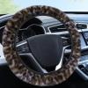 imageAccmor Fuzzy Steering Wheel Cover Leopard Fluffy Car Wheel Cover for Women Men Soft Furry Vehicle Steering Wheel Protector Warm NonSlip Car Accessories 15 inch Universal Fit Auto Suvs Truck