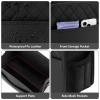 imageAccmor Car Trash Can Small Garbage Bag for Car with Support Plate Hanging Auto Organizer Storage Pockets Portable Automotive Garbage Bin with 60 Pcs Trash Bags Vehicle Dustbin for SUV Truck VanBlack