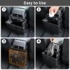 imageAccmor Car Trash Can Small Garbage Bag for Car with Support Plate Hanging Auto Organizer Storage Pockets Portable Automotive Garbage Bin with 60 Pcs Trash Bags Vehicle Dustbin for SUV Truck VanBlack