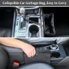 imageAccmor Car Trash Can Small Garbage Bag for Car with Support Plate Hanging Auto Organizer Storage Pockets Portable Automotive Garbage Bin with 60 Pcs Trash Bags Vehicle Dustbin for SUV Truck VanBlack