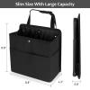 imageAccmor Car Trash Can Small Garbage Bag for Car with Support Plate Hanging Auto Organizer Storage Pockets Portable Automotive Garbage Bin with 60 Pcs Trash Bags Vehicle Dustbin for SUV Truck VanBlack