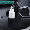 imageAccmor Car Trash Can with Lid Leakproof Vehicle Garbage Organizer Holder Bin with 60 Pcs Trash Bags Mini Auto Dustbin Interior Accessories Storage Container for SUV Office HomeBlack